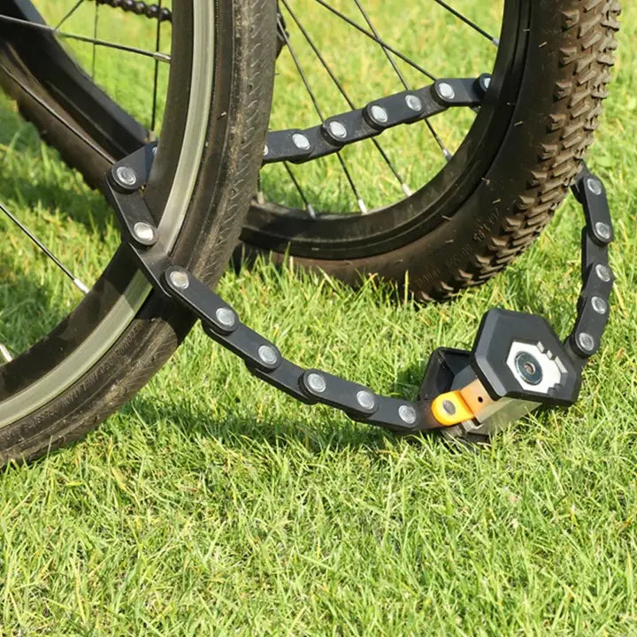 Compact and Foldable Bike Lock – Drill-Resistant Security