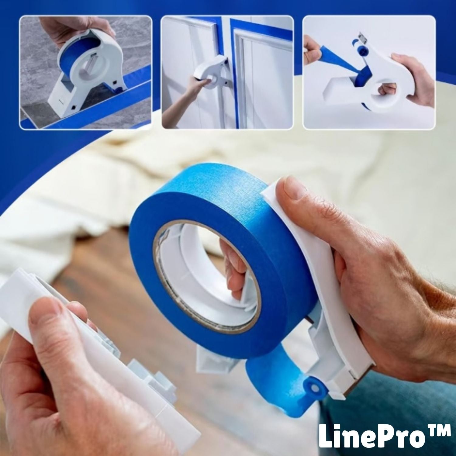 Color Tape for Neat Edges - For Walls and Corners