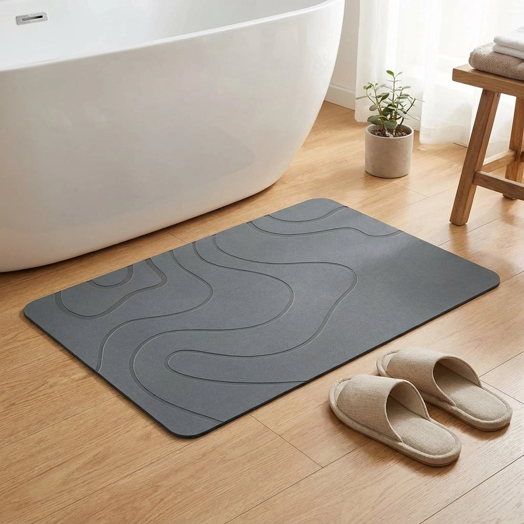 Quick-Dry Eco-Friendly Bathroom Mat for Safe, Stylish Spaces
