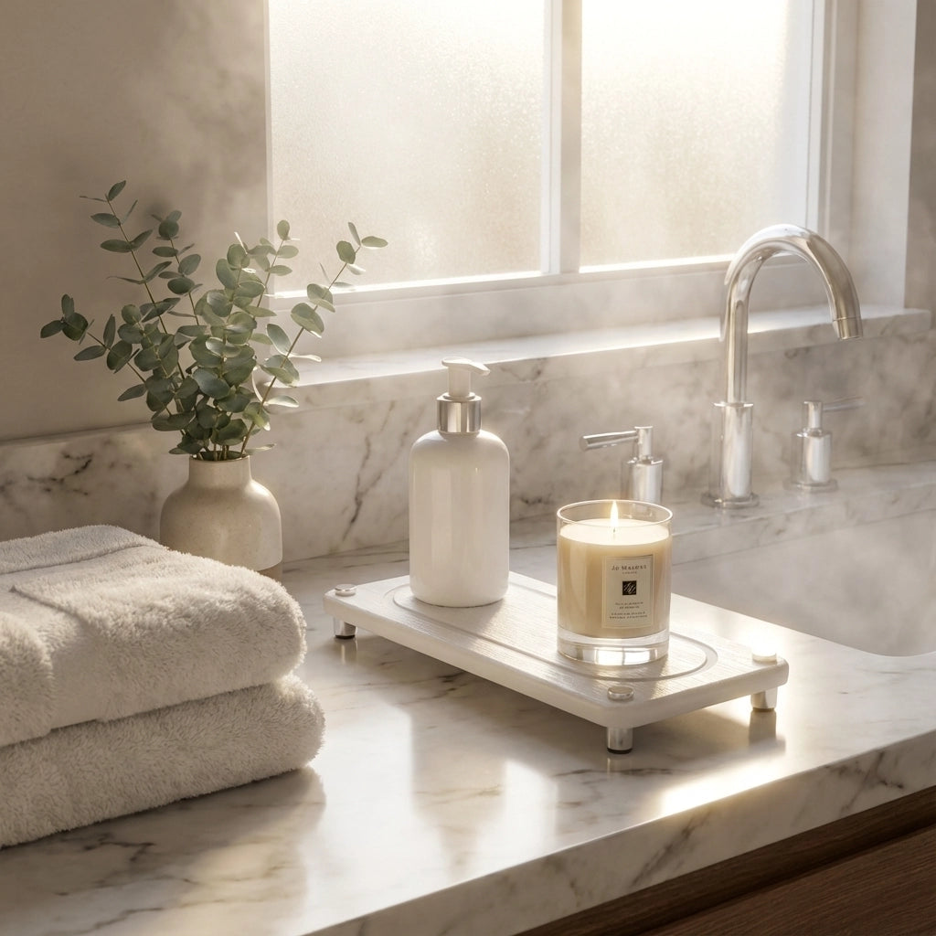 Quick-Dry Diatomite Tray with Sturdy Steel Legs – 28 x 11cm