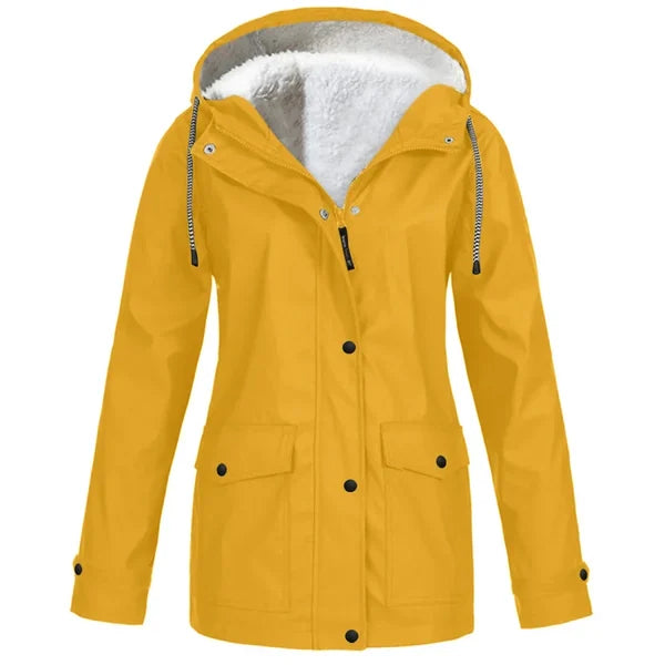 Fleece Raincoat with Warmer Lining