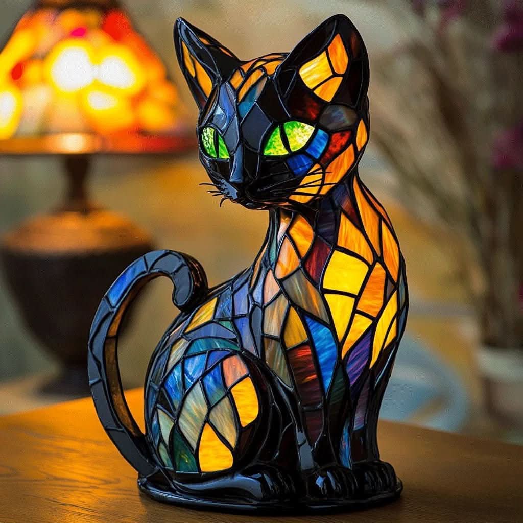 LED Touch Control Cat Night Light – Portable Glow Lamp