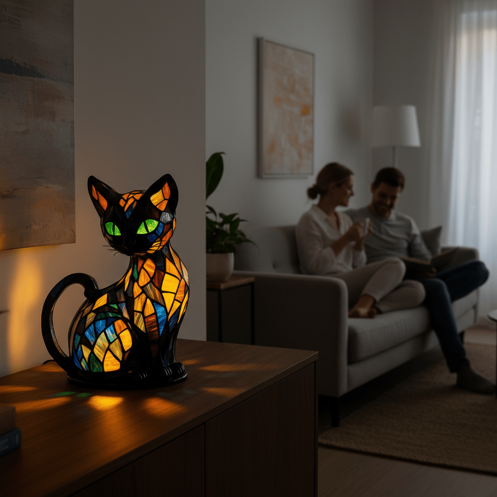 Whimsical Cat Night Light for a Cozy Atmosphere