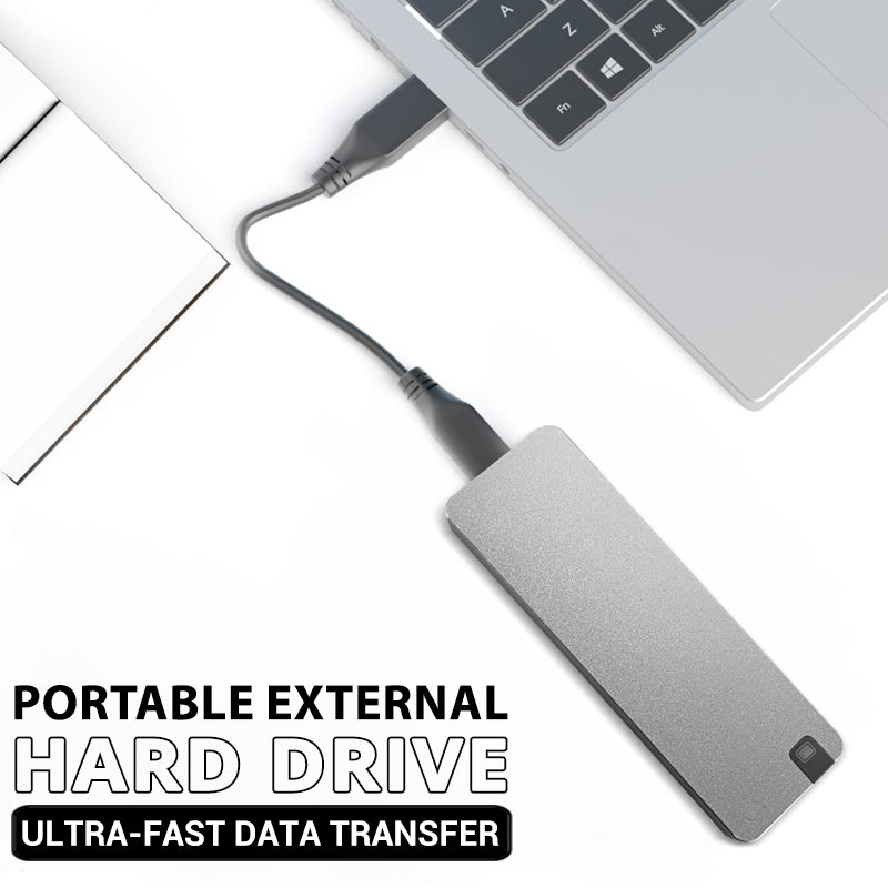 External Hard Drive | Fast USB Data Transfer | Durable Aluminum Case