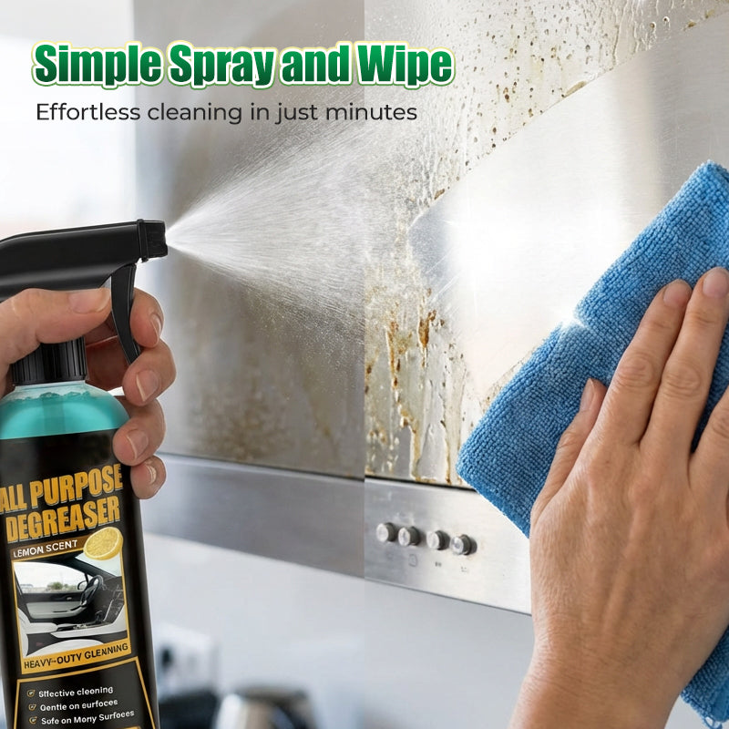 Grease Remover | Residue-Free | Quick Spray and Wipe
