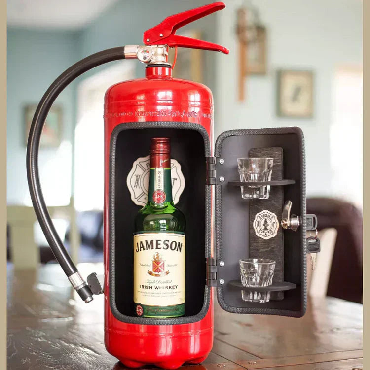 Hidden Bar Fire Extinguisher with Secret Compartment for Drinks