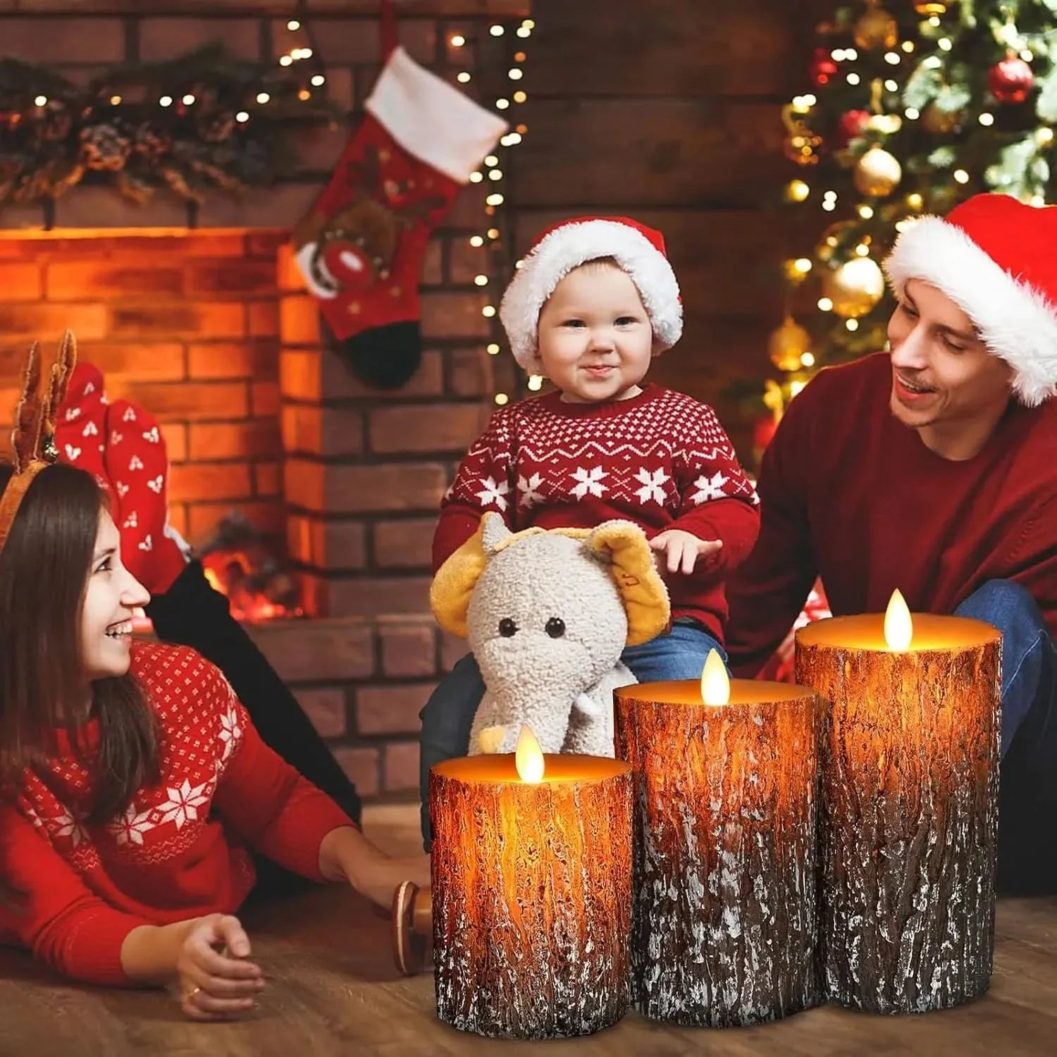 Flameless LED Tea Light Candles for Safe Warm Ambient Decor Lighting