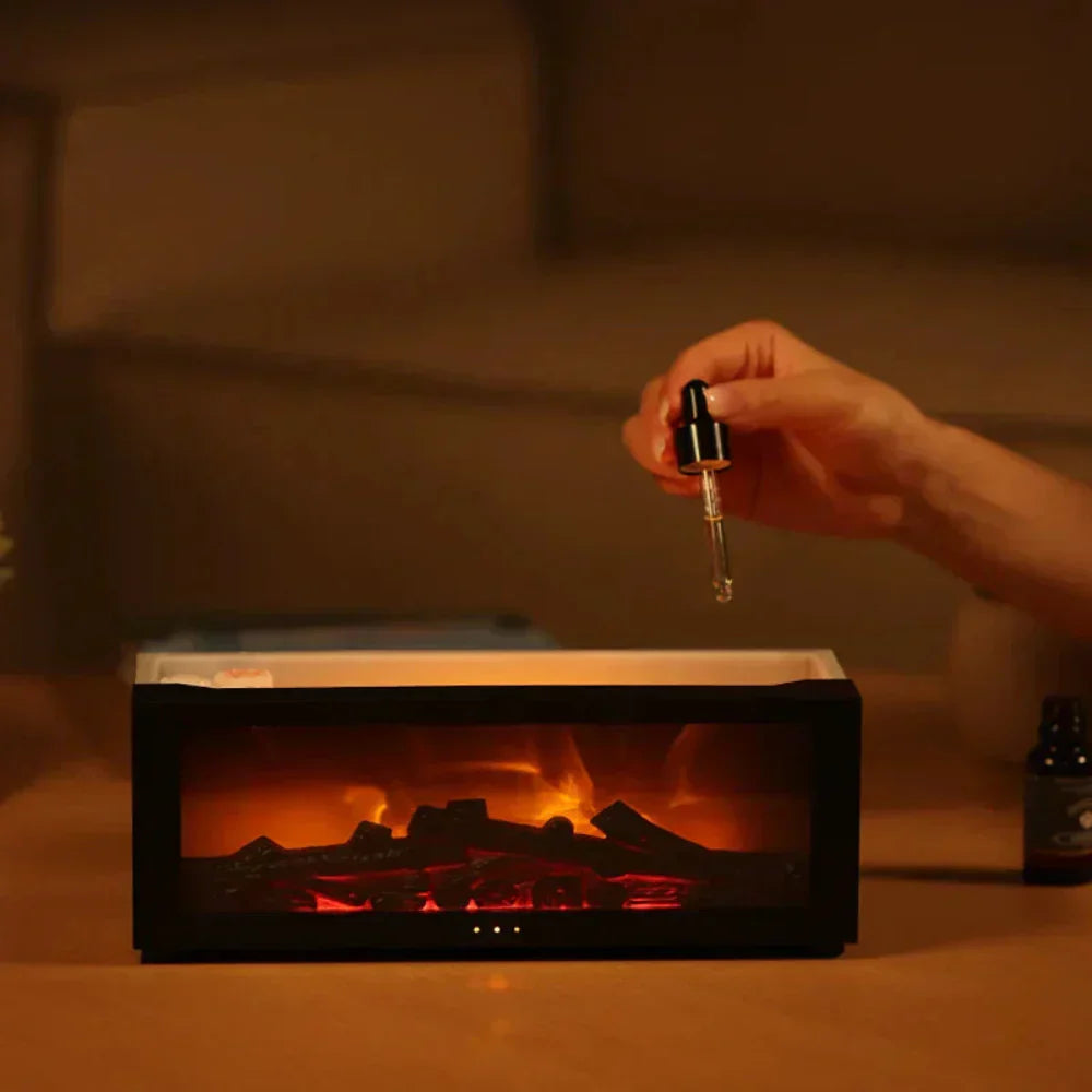 CozyMist LED Flame Humidifier and Mood Light