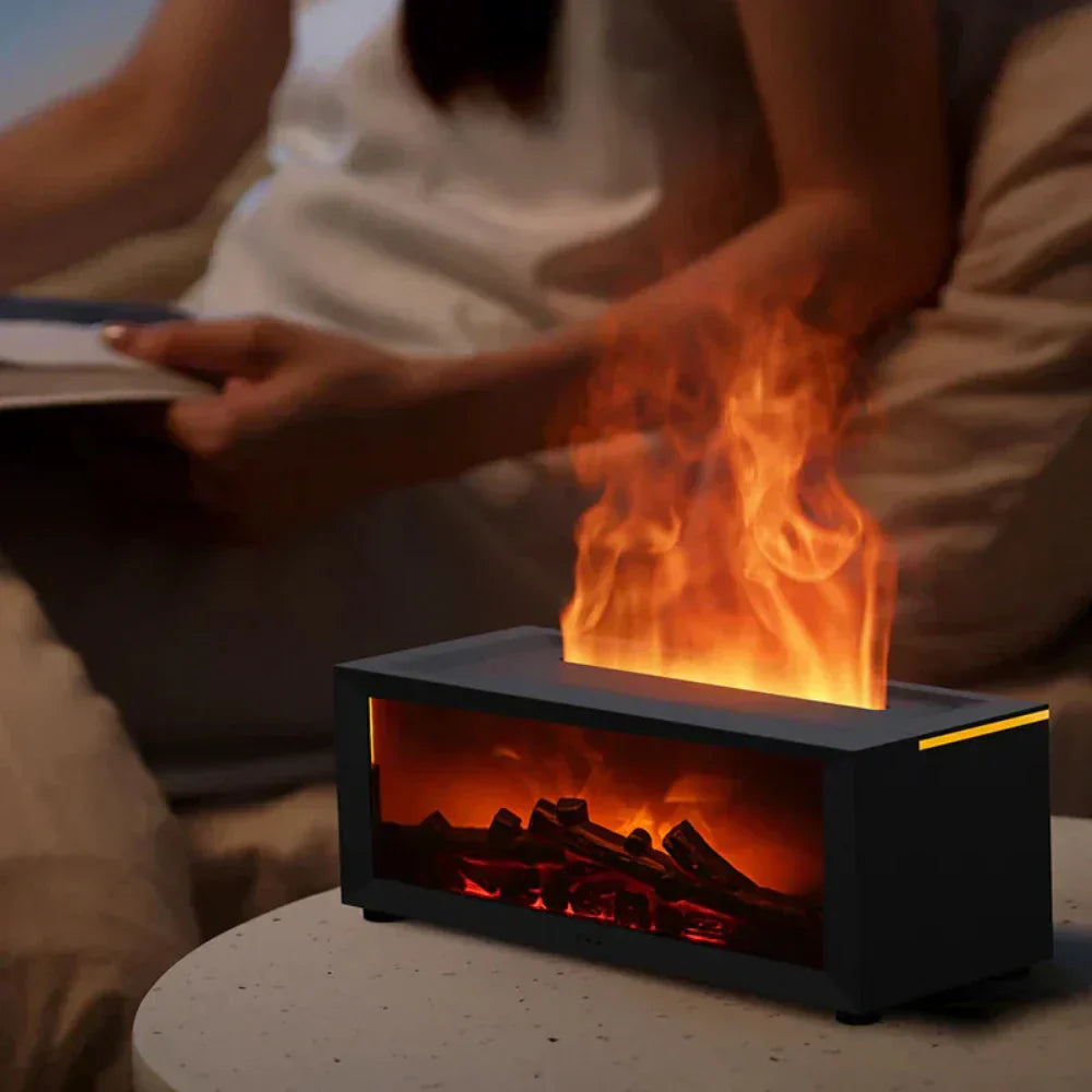 CozyMist LED Flame Humidifier and Mood Light