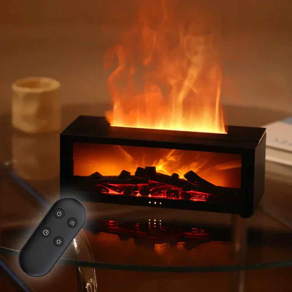 CozyMist LED Flame Humidifier and Mood Light