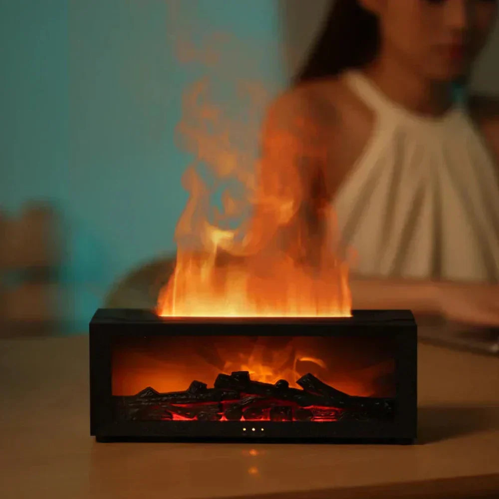 CozyMist LED Flame Humidifier and Mood Light