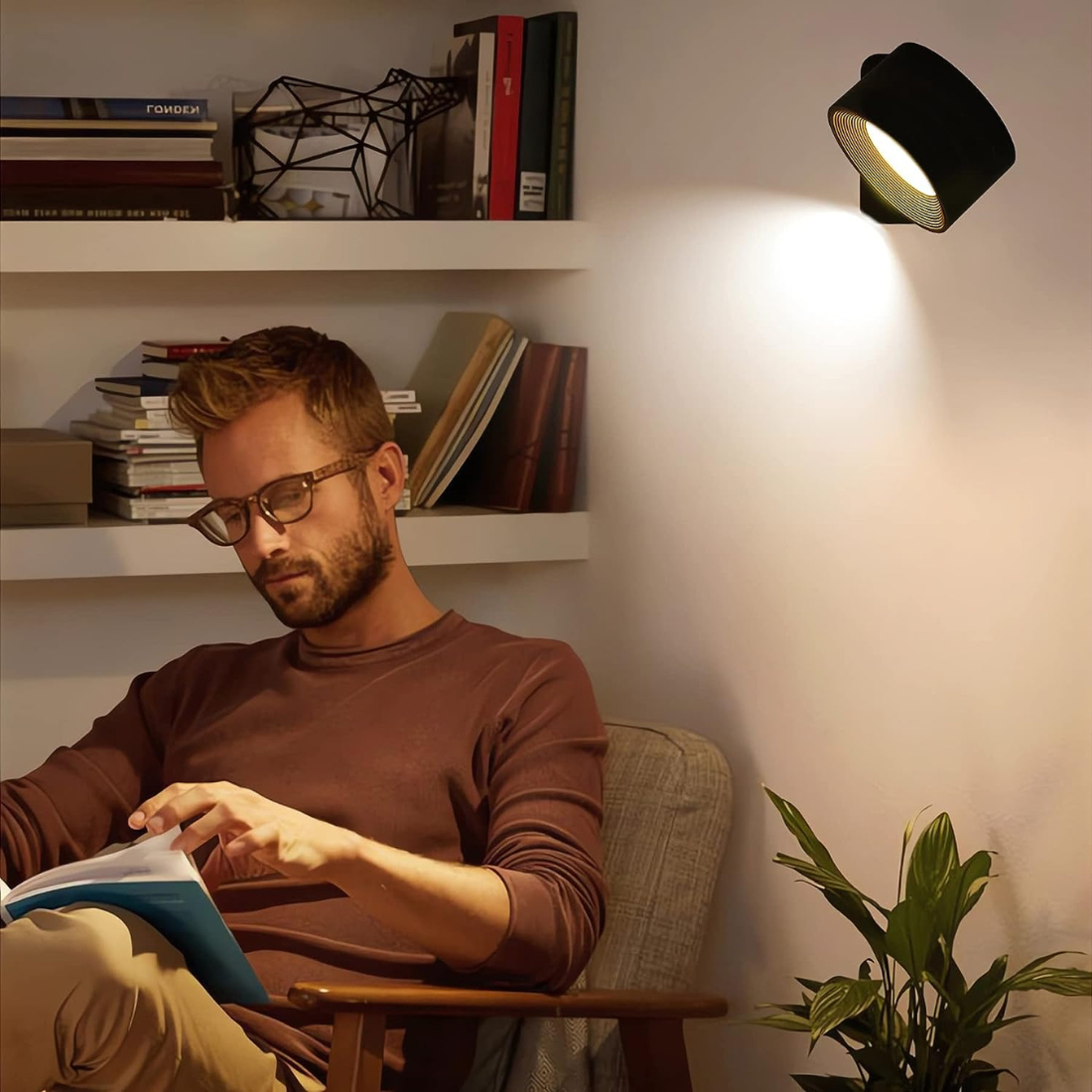 VersaGlow Wireless 360-Degree Rechargeable LED Light