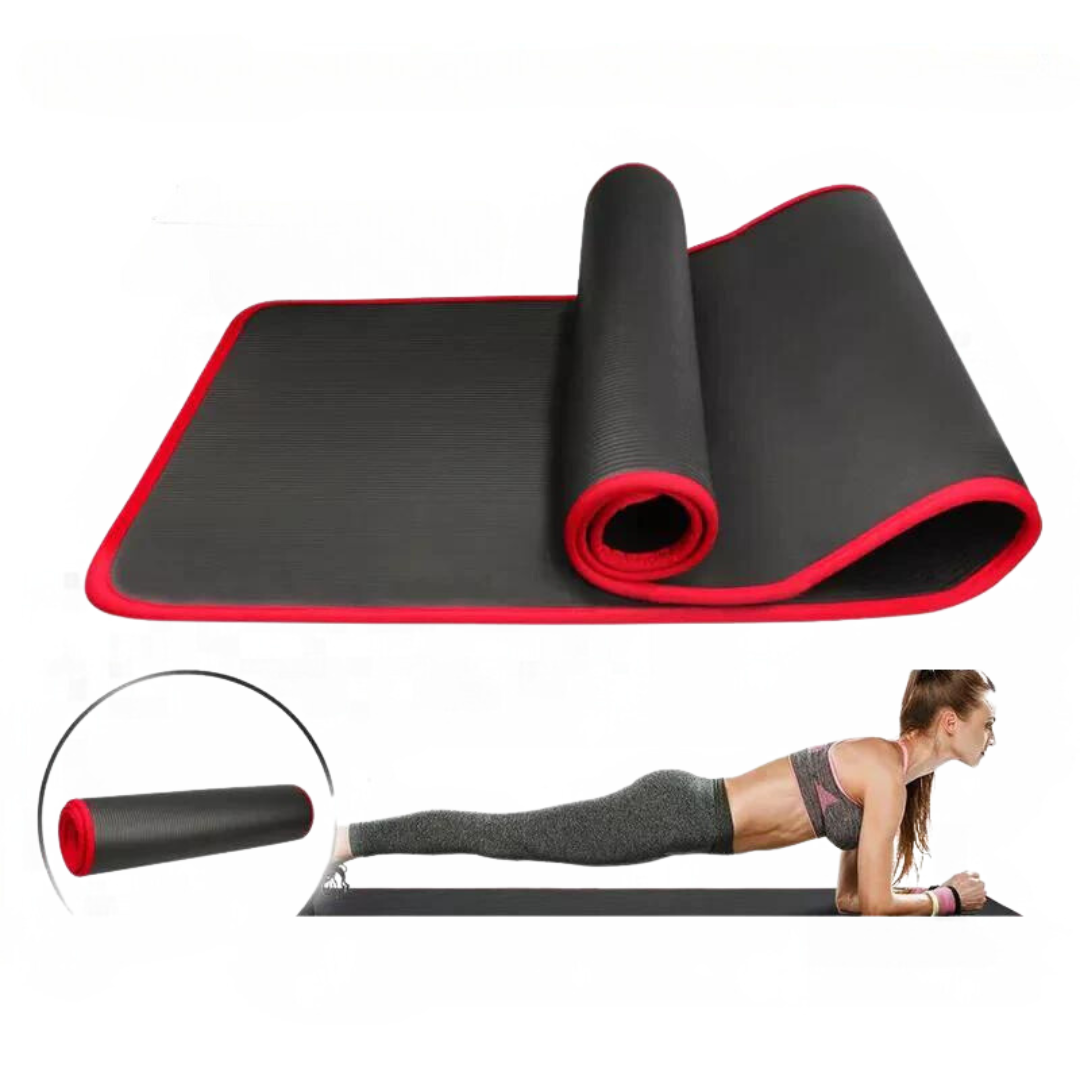 UltraComfort Non-Slip 10mm Yoga Mat for Enhanced Support
