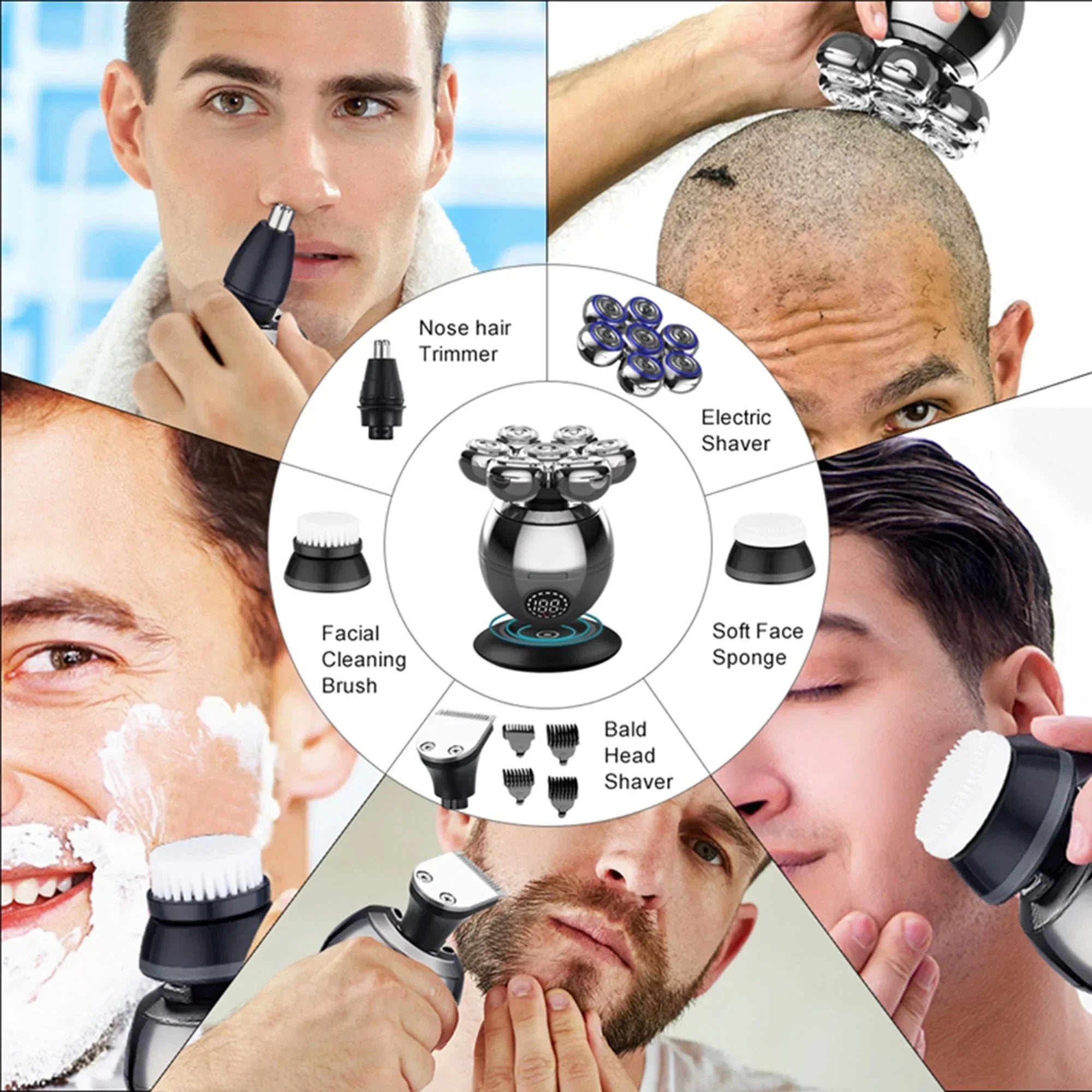 SmoothGlide 7D Electric Shaver for Effortless Grooming