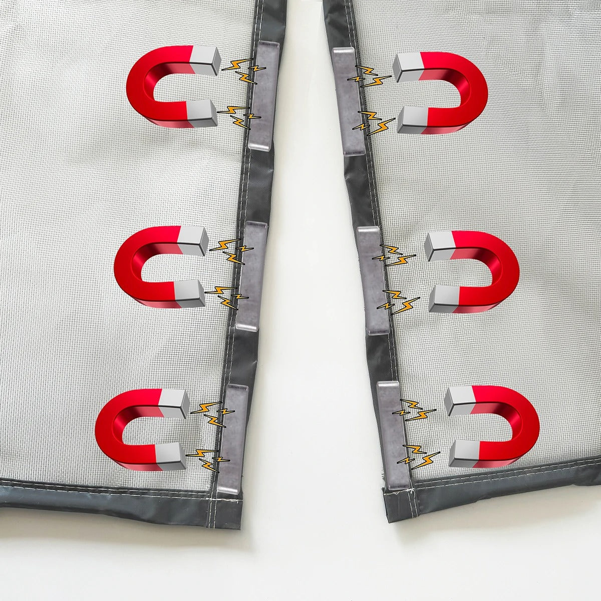 Magnetic Fly Screen Door | Self-Closing | No Drilling Needed | Airlock