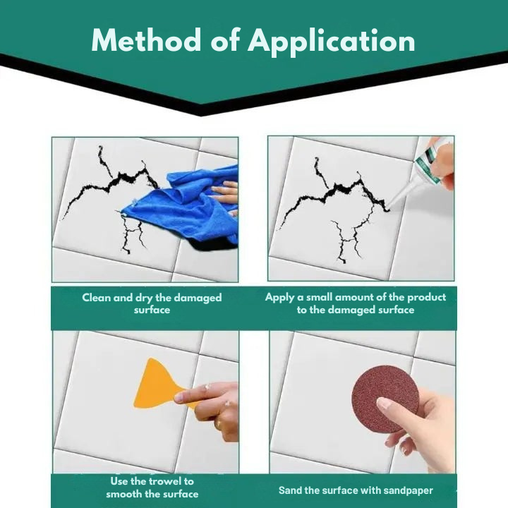 Tile Repair Paste | Quick Drying | Waterproof