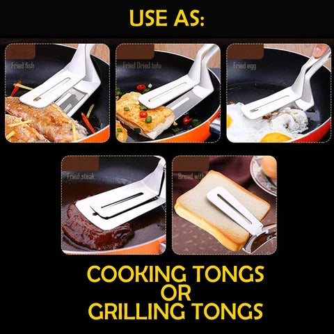 Double-Sided Spatula for Easy Flipping