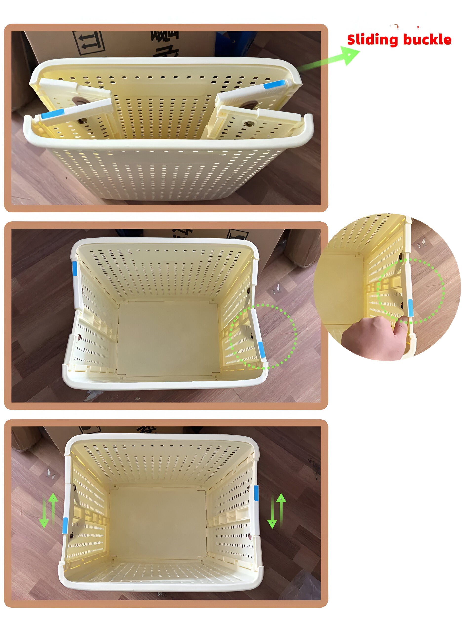SmartFold Rolling Laundry Basket for Effortless Organization