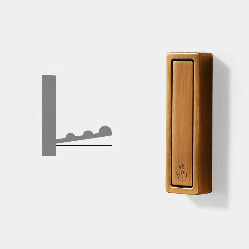 Versatile Space-Saving Wall Hook with Foldable Design