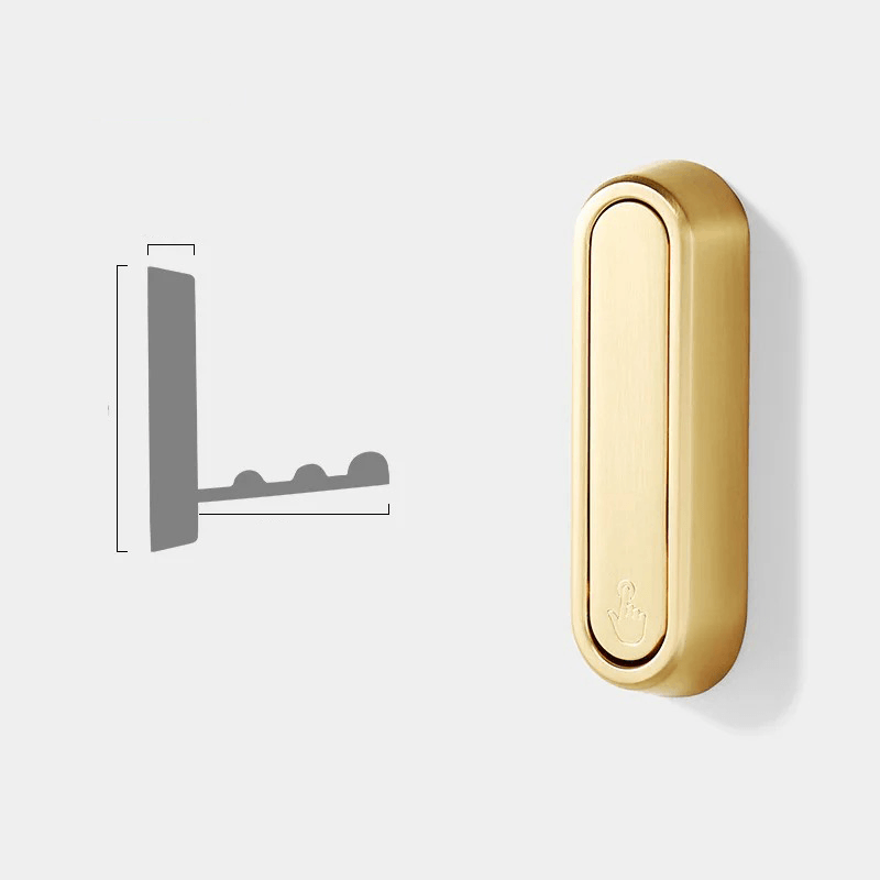 Versatile Space-Saving Wall Hook with Foldable Design
