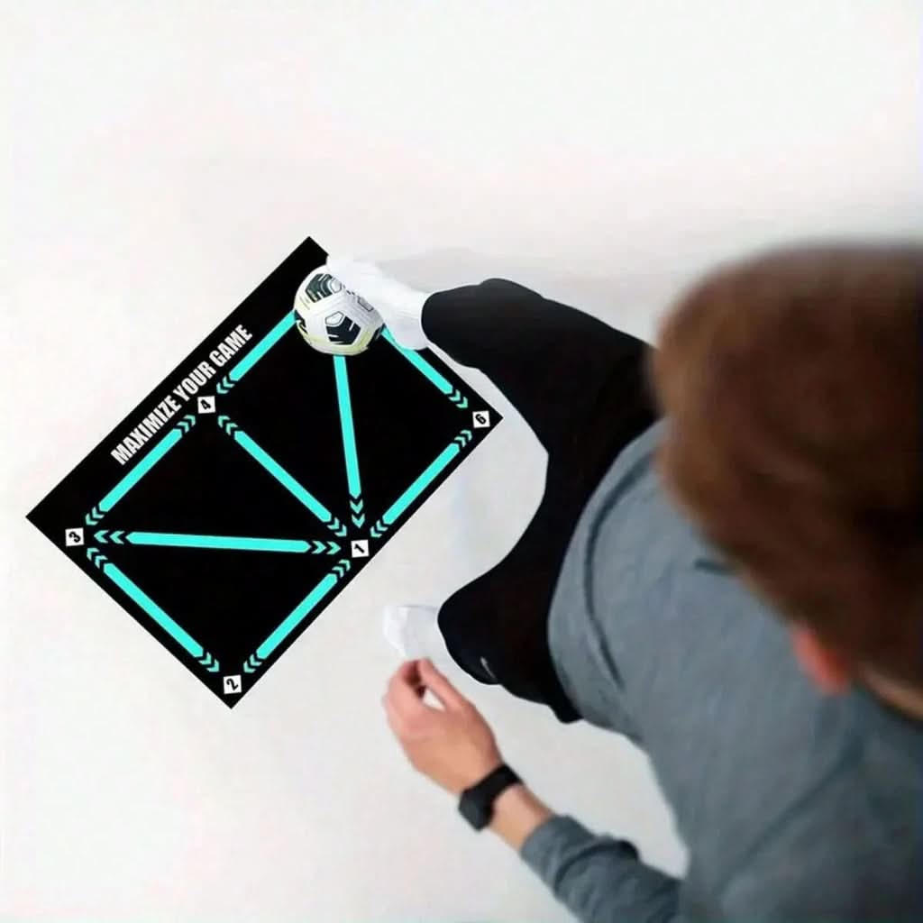 Non-Slip Soccer Training Mat for Footwork Practice and Drills