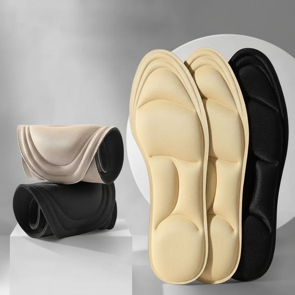 Arch Support Inserts for Flat Feet - Memory Foam Insoles for Comfort