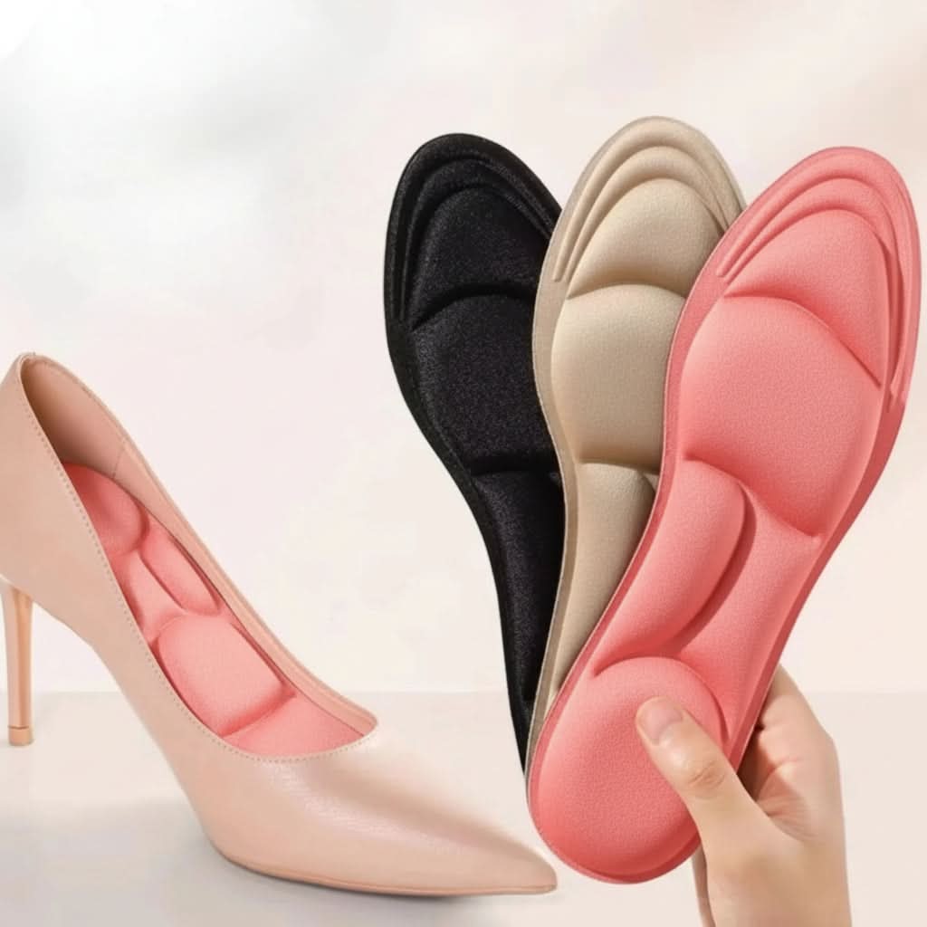 Arch Support Inserts for Flat Feet - Memory Foam Insoles for Comfort