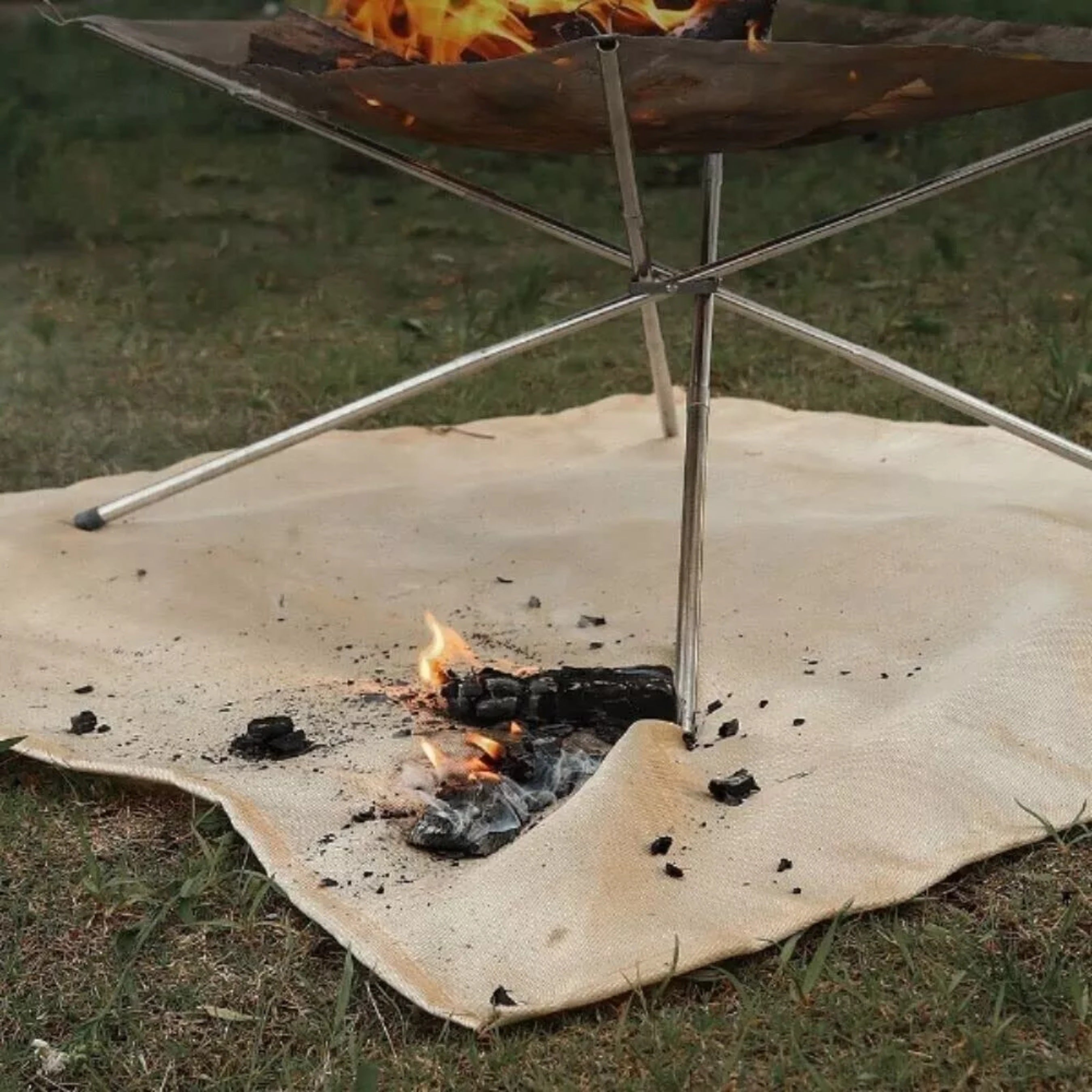 Ultimate Heat-Resistant Mat for BBQs and Fire Pits