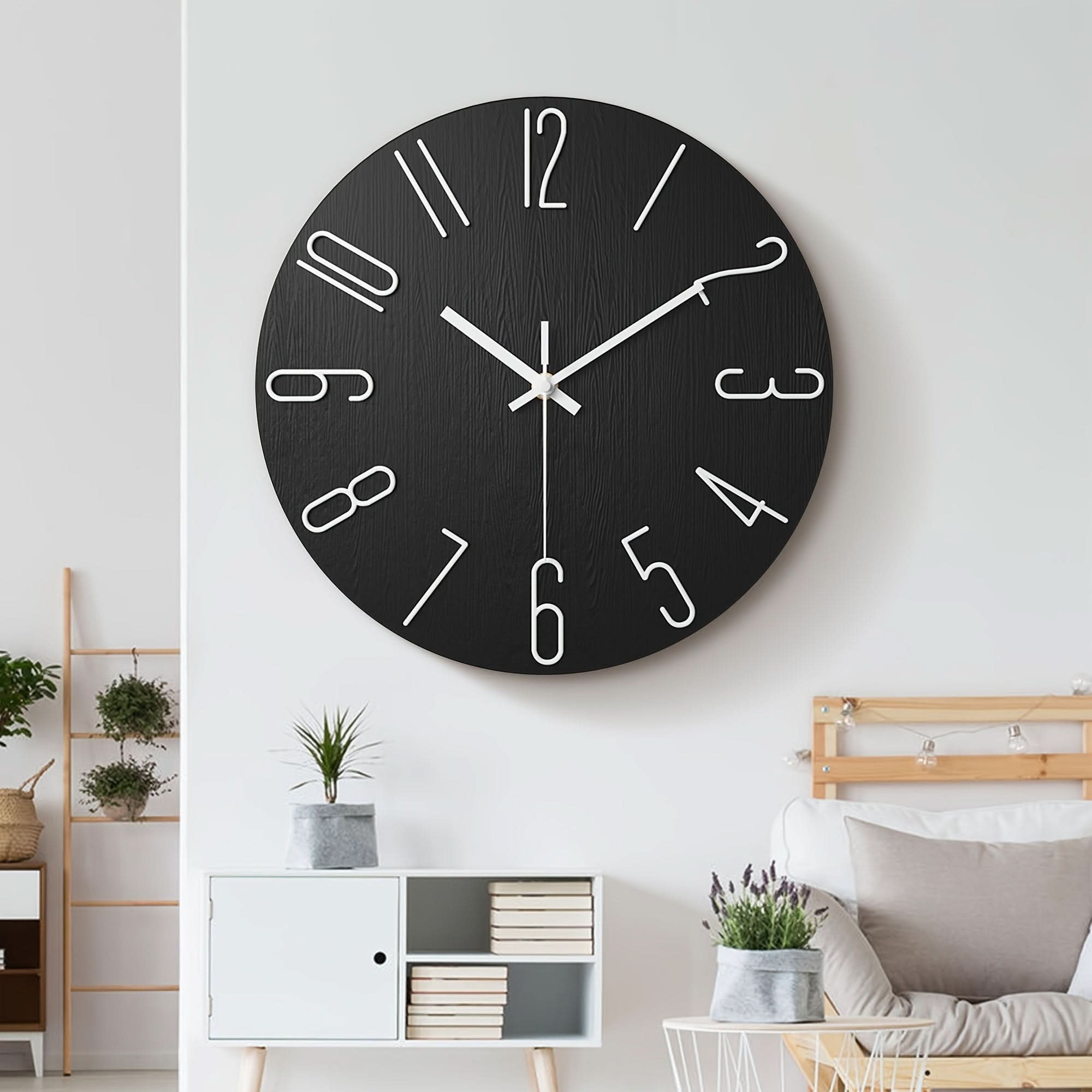 Silent Quartz Movement Frameless Wall Clock - Stylish Home Decor