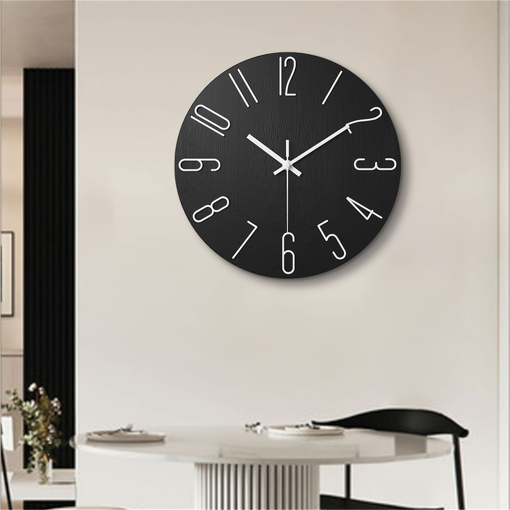 Silent Quartz Movement Frameless Wall Clock - Stylish Home Decor