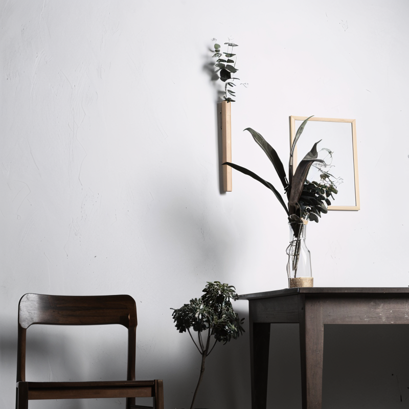 Nature's Embrace Wall-Mounted Wooden Floral Display