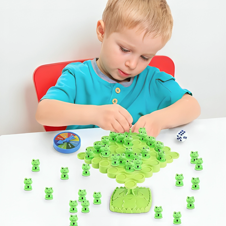 Stackable Frog Toy for Creative Play
