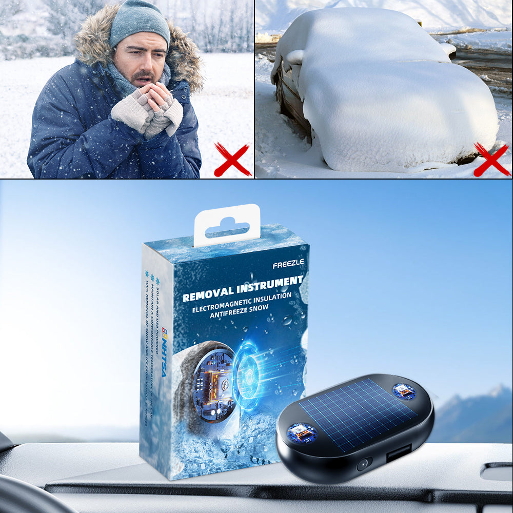 Solar Ice Removal Device for Cars | Automatic Scratch-Free Defroster