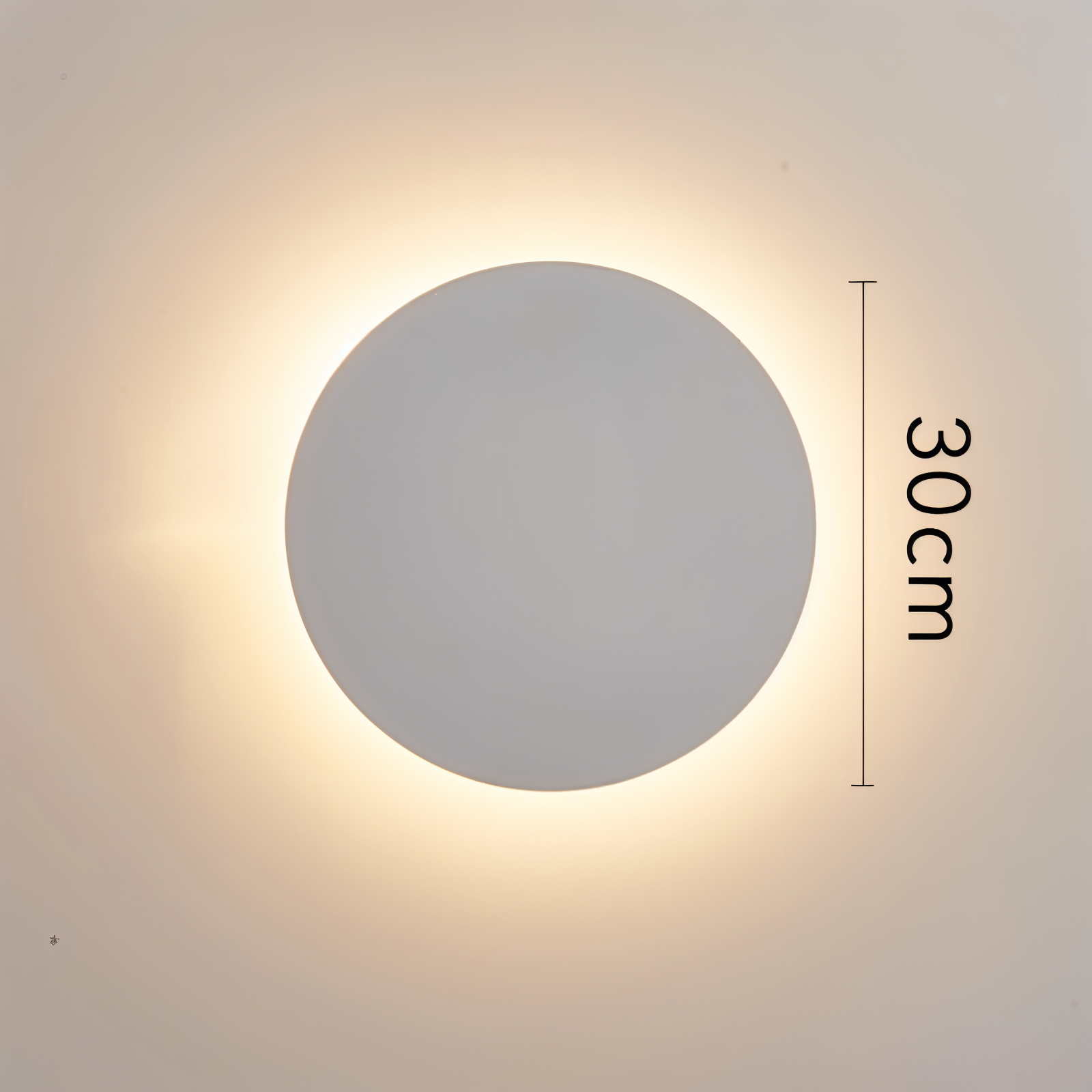 LunaGlow Round LED Wall Lamp - Modern Ambient Lighting