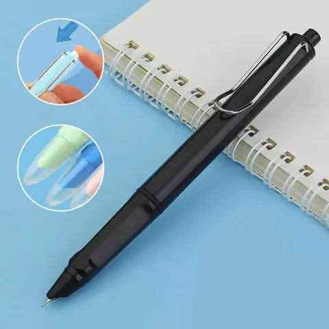 Fountain Pen with Click Mechanism for Smooth Writing