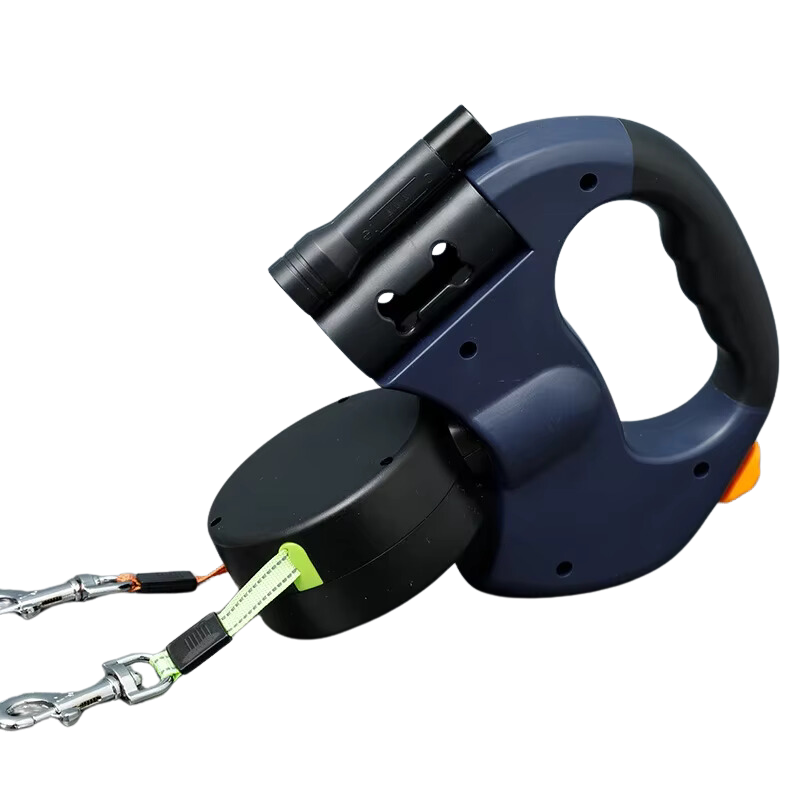 Twilight Duo Leash – Tangle-Free Dual Dog Leash with LED Light