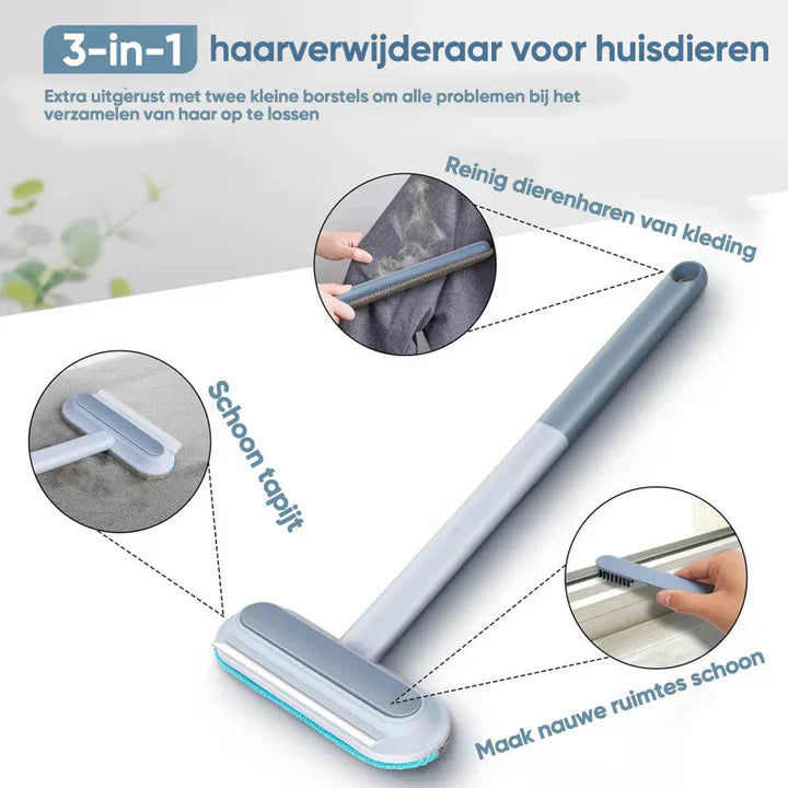 Multi-Functional Cleaning Brush for Pet Fur Removal