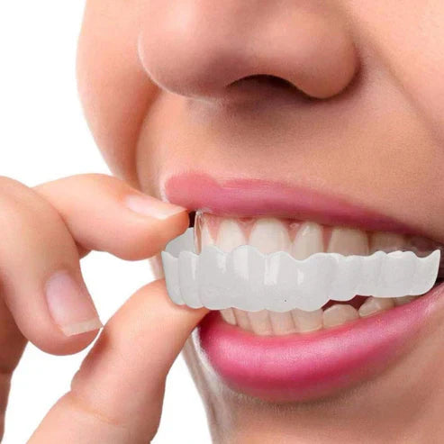 Thermo-Adjustable Smile Cover for an Instant Even Appearance