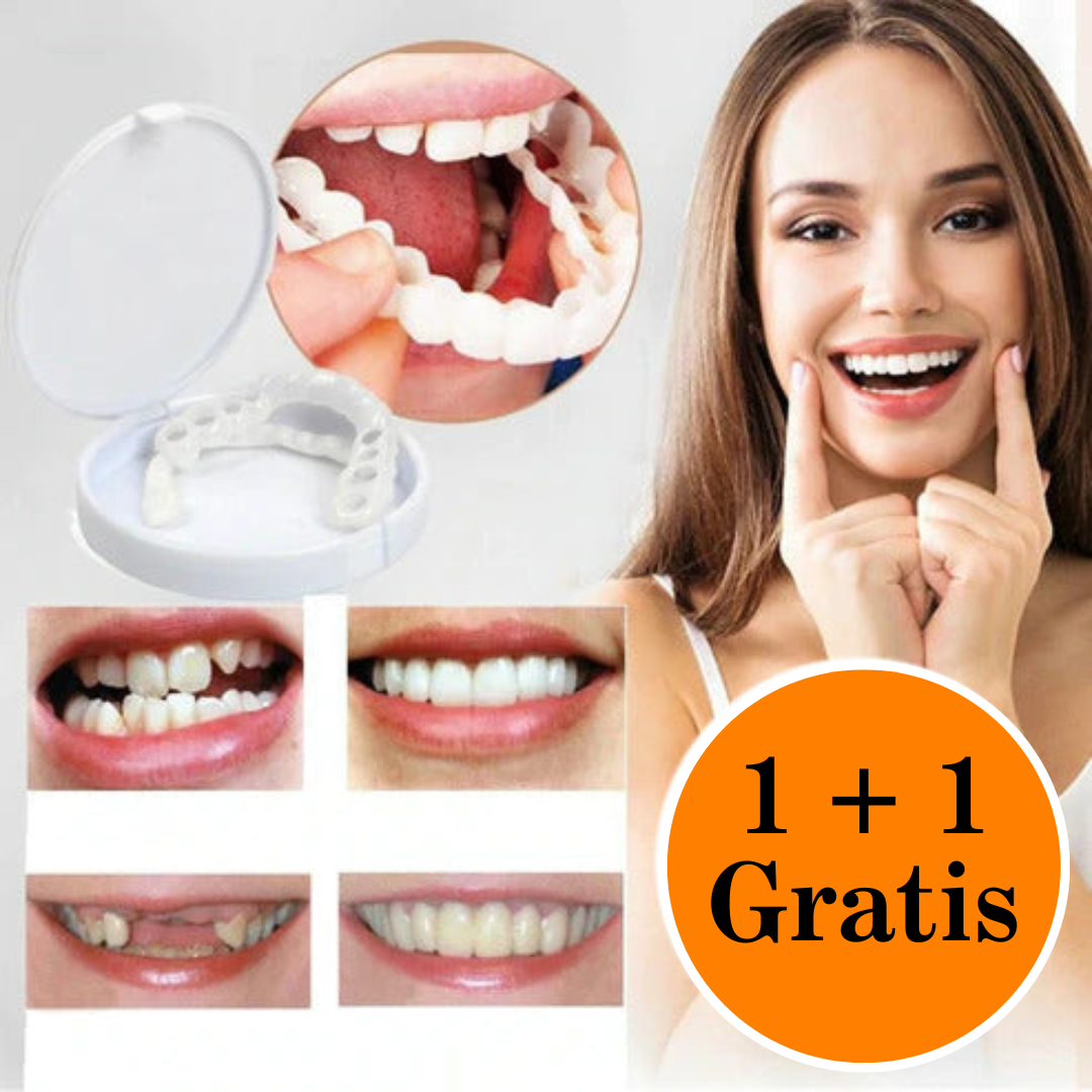 Thermo-Adjustable Smile Cover for an Instant Even Appearance