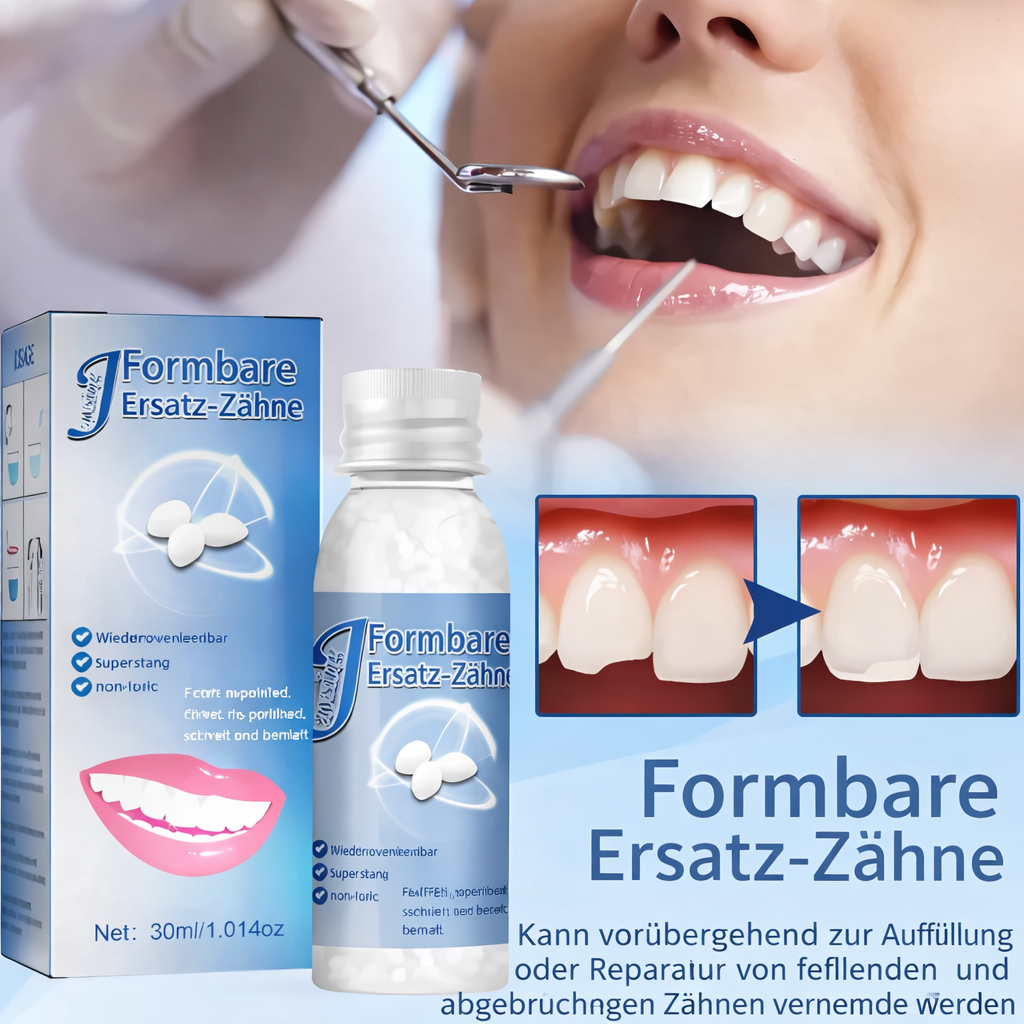 Dental Repair Kit for Moldable Temporary Tooth Replacement