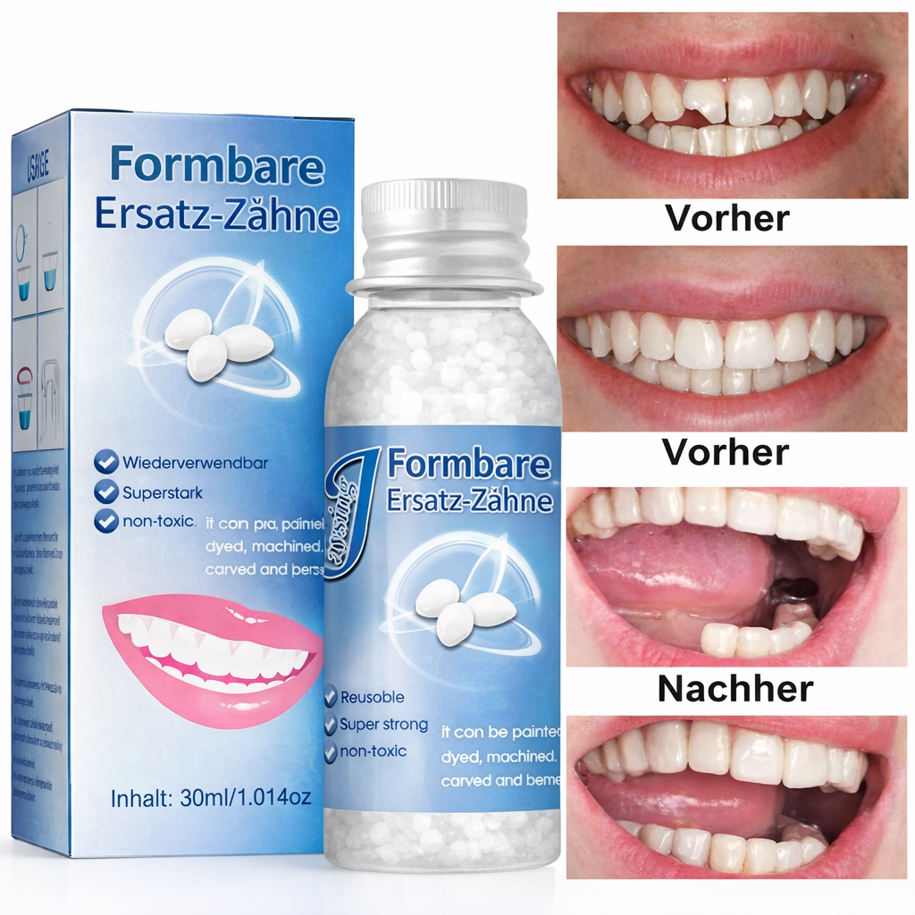 Dental Repair Kit for Moldable Temporary Tooth Replacement