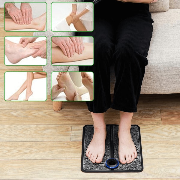 Foot Massage Mat with EMS Technology for Deep Relaxation