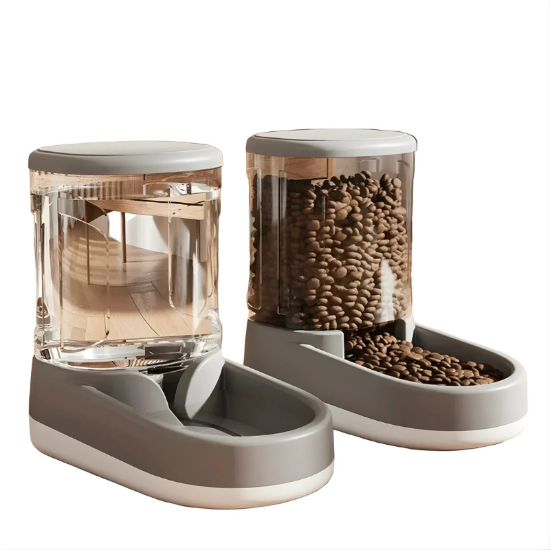 Automatic Feeder Set for Dry and Wet Food