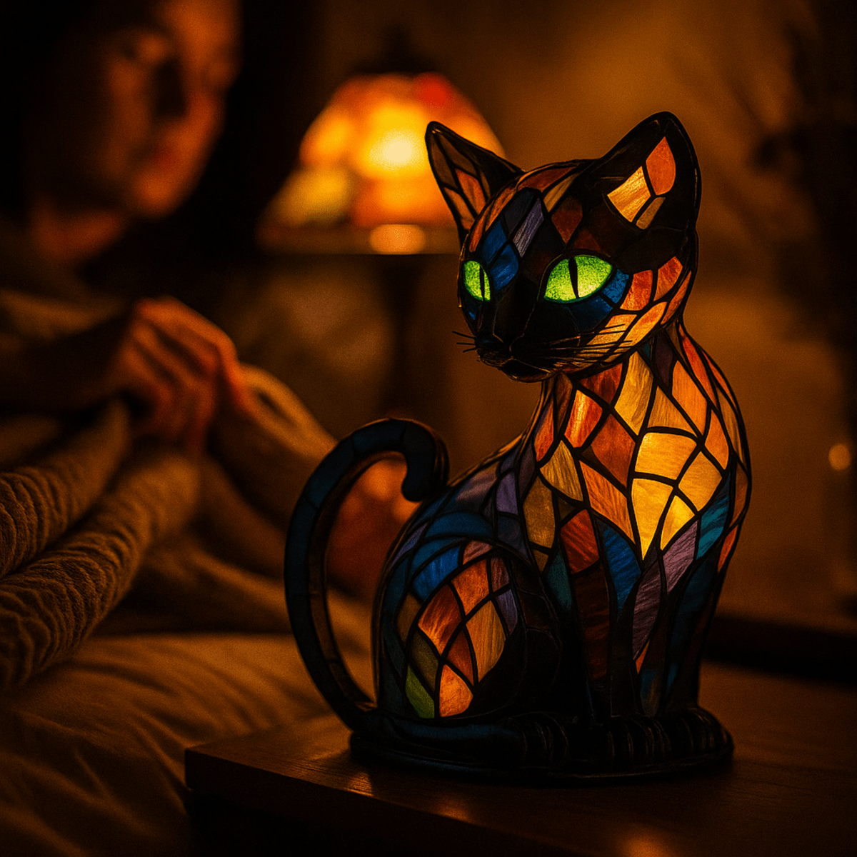 Charming Cat-Themed LED Night Light for Cozy Spaces