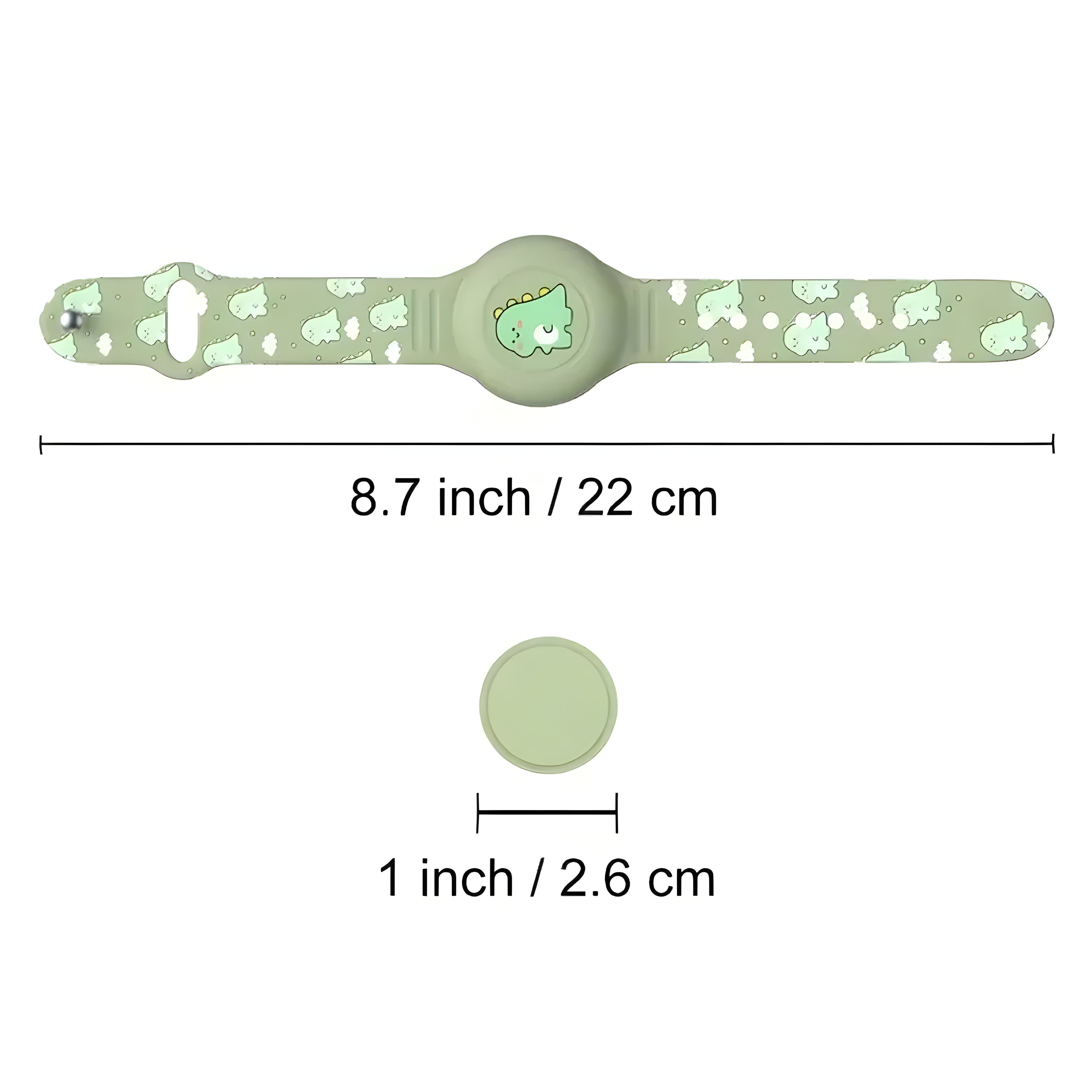 Adjustable Silicone Bracelet with GPS Tracking for Kids