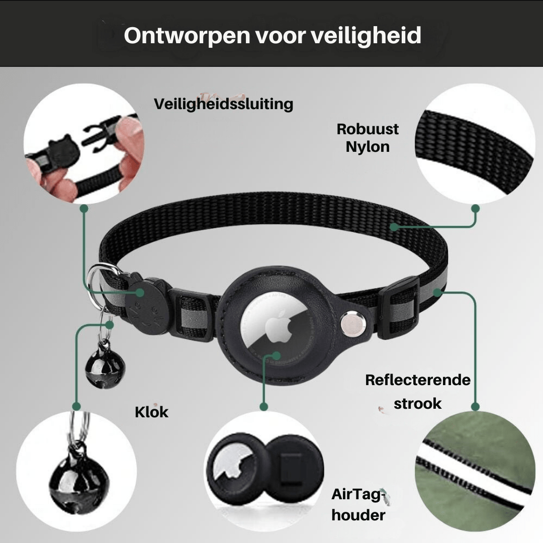Secure and Visible GPS Collar for Your Adventurous Cat
