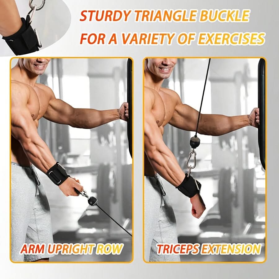 Adjustable Anti-Slip Wrist Straps for Better Lifting Stability