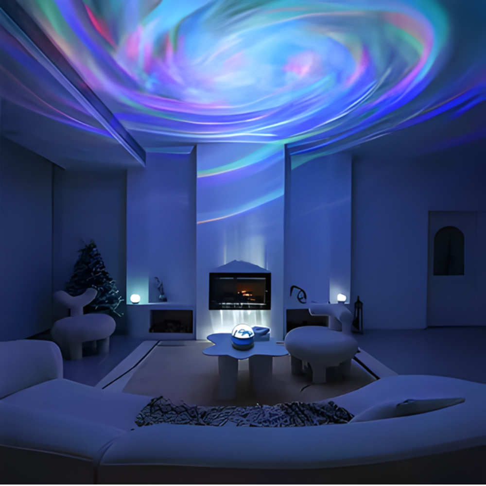 Starlight Harmony Projector – Transform Your Space with Ambient Light and Sound