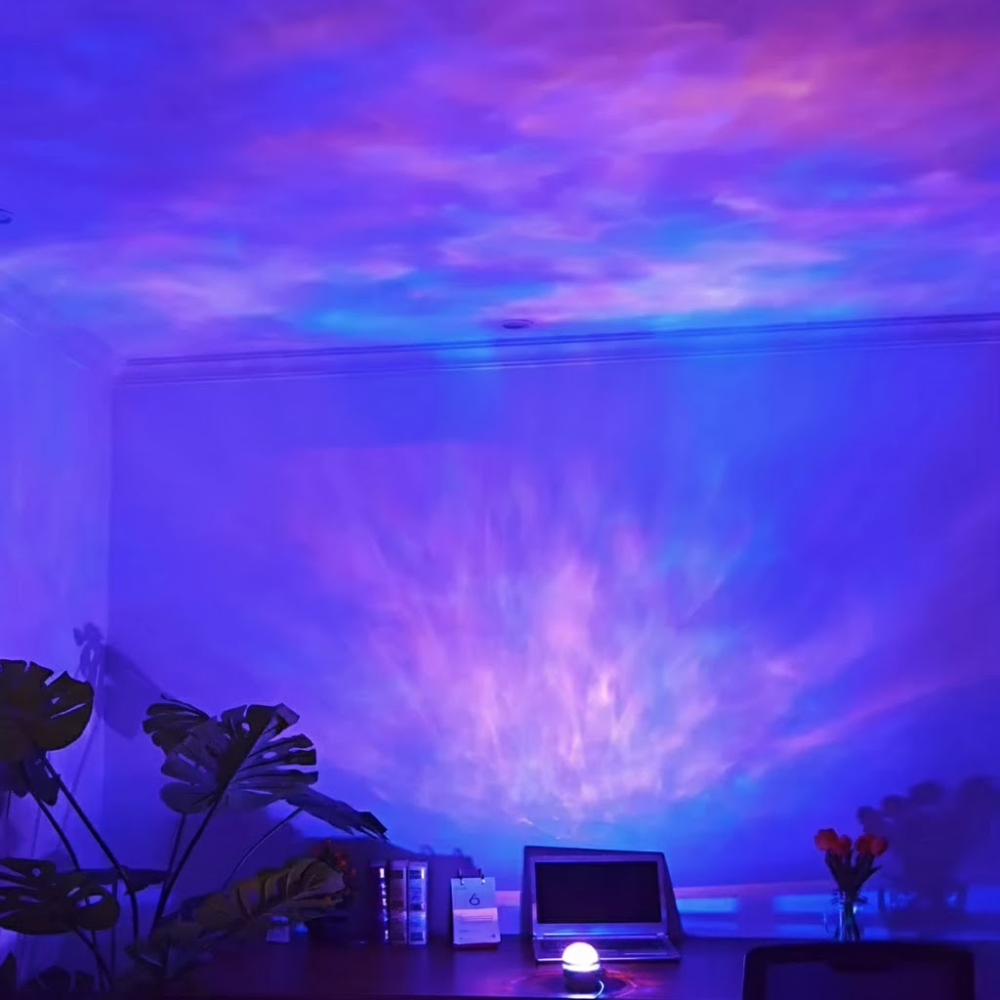Starlight Harmony Projector – Transform Your Space with Ambient Light and Sound