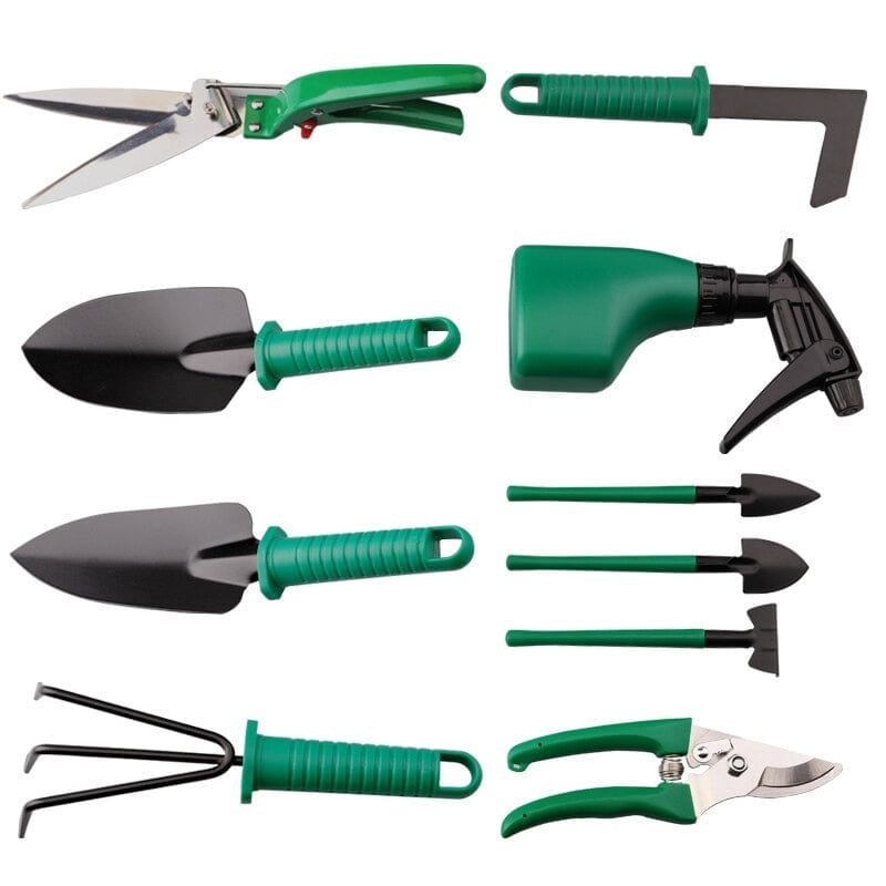 EcoGardener - 10-Piece Essential Gardening Toolkit for Easy Outdoor Maintenance
